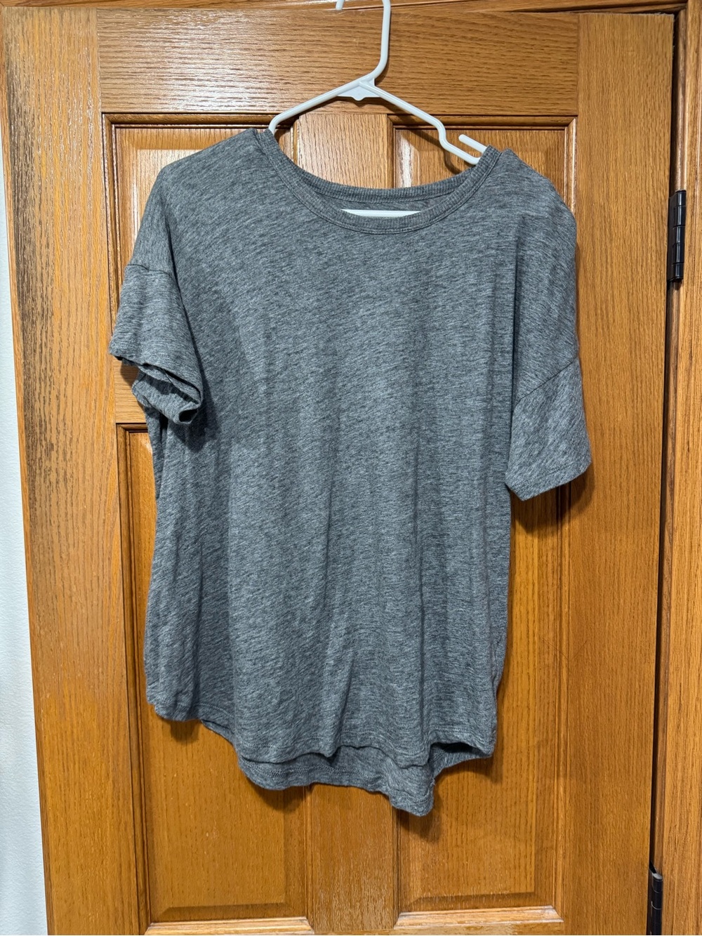 Madewell Gray Short-Sleeve Crew Tee
